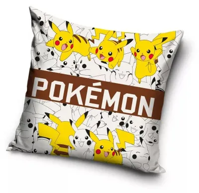 Zdjęcie produktu dla Pokémon PikaPal aksamitna poszewka na poduszkę 40x40 cm