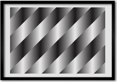 Produktbild von Bild - Bilder - Bilderrahmen - 70 cm x 50 cm - MDF-Rahmen, Wandkunst Abstraction Streifen