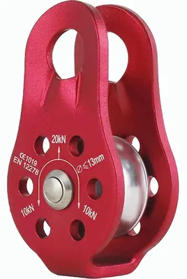 Productafbeelding van Kabelrol katrol aluminiumlegering 12 mm touw, 20 kN trekkracht