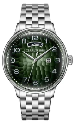 Produktbild von Cerruti 1881 Armbanduhr Date Dervio Green