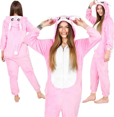 Obrázek produktu pro Kostým kombinéza převlek onesie kigurumi teplé pyžamo dámské tepláky S