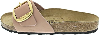 Image de Birkenstock Madrid Big Buckle 1027056 Mule, Femme, Cuir, Soft Pink,Étroite - Marques Birkenstock, Multicolore, cuir (nubuk)