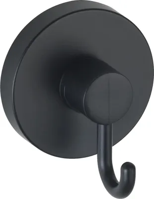 Produktbild von Famanu Wandhaken Set - Stilvolle schwarze Vakuumhaken für Handtücher und Accessoires