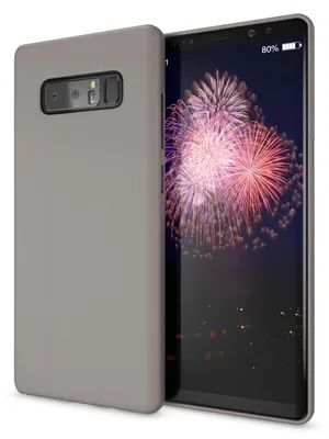 Produktbild von Samsung Galaxy Note 8 Handy Hülle von NALIA, Ultra Slim TPU Silikon Neon Case Grau