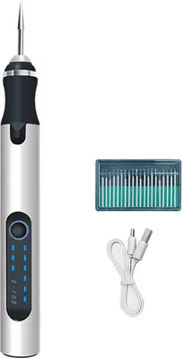 Image de Stylo de gravure électrique, sans fil, rechargeable, ponceuse, kit d'outils pour l'art de l'ongle