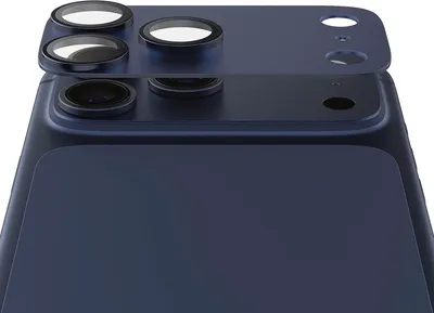 Zdjęcie produktu dla PanzerGlass ® Fender Camera Protector Deep Blue iPhone 17 Pro Max, Apple, Apple - iPhone 17 Pro Max, Aplikacja na sucho, Odporny na zadrapania, Odporny na wstrząsy, Niebieski, 1 szt.