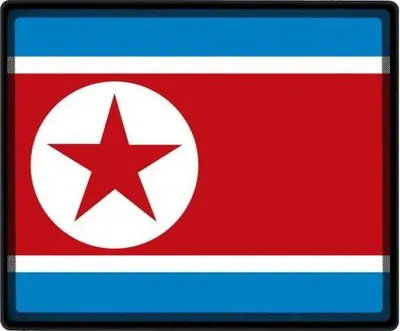Produktbild von Mousepad Mauspad mit Motiv - Nordkorea Fahne - 82122 - Gr. ca. 24  x 20 cm