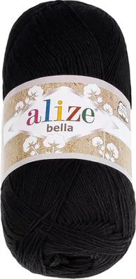 Image de Fil BELLA - 100g / 360 m - Noir