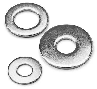 Produktbild von Flache Unterlegscheiben M27, Edelstahl 304, 50 mm Außendurchmesser, 4 Stück, für Schrauben und Muttern