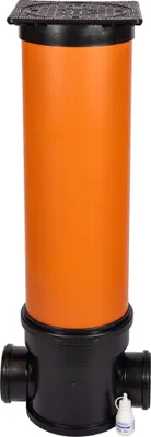 Produktbild von KG Schacht Revisionsschacht Abwasserschacht Kontrollschacht DN315 / DN160 - Komplett SET - Schachtboden + Rohr + Deckel + Gleitmittel