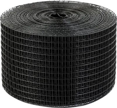 Zdjęcie produktu dla Osłona przed ptakami do paneli słonecznych o wymiarach 20 x 3048 cm, zestaw rolek Critter Guard ze 100 sztukami łączników ze stopu aluminium, osłona do paneli słonecznych z powłoką PVC odporną na rdzę, siatka z drutu o grubości 12,7 mm w rolkach.