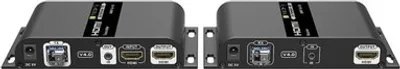 Produktbild von Techly IDATA EXT-EF2000AV4, 1920 x 1080 Pixel, AV-Sender & -Empfänger, 40000 m, Kabelgebunden, Schwarz, HDCP