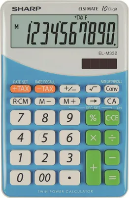 Produktbild von Sharp EL-M332 BL Tischrechner blau