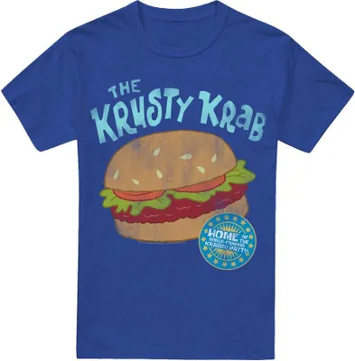 Obrázek produktu pro SpongeBob SquarePants - Tričko "Krusty Krab" pro muže/dámy uni TV18380 (M) (královsky modrá)