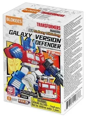 Produktbild von Bastelfigur Blokees Transformers Defender 01 Shattered Alliance Blind Box 5,5 cm