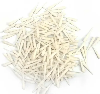 Produktbild von Dartspitzen 27 mm, 200 Stücke, Kunststoff 2BA, weiß, für Hobby