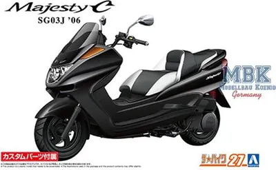 Immagine prodotto di AOSHIMA AO06325 Yamaha SG03J Majesty C '06 con parti personalizzate (1:12)
