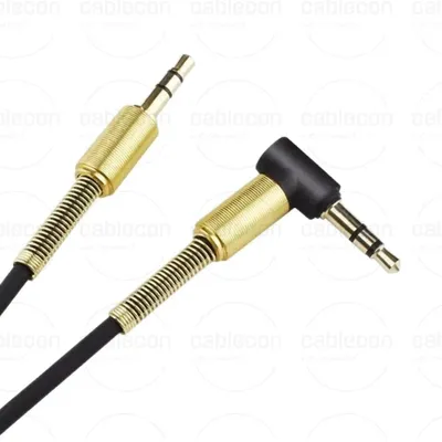 Produktbild von Aux Kabel Audio Stereo Kopfhörerkabel 3,5mm Klinke Stecker Winkel Klinkenkabel