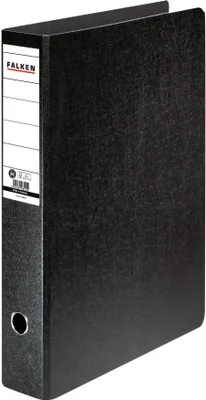 Produktbild von Falken 16x Ordner A3 quer Hartpappe, Rücken 80mm - Schwarz - 11285954F