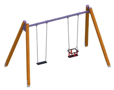 Produktbild von Balkenwippe Schaukel Balancewippe Wippgerät Drehwippe Schaukeltier Wippbrett