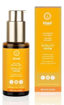 OLEJEK STYMULUJĄCY WZROST WŁOSÓW ECO 50 ml - KHADI