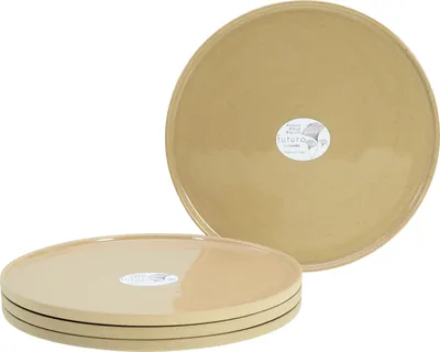 Produktbild von CreaTable, 21653, futuro Sand, Speiseteller 4-tlg, Steinzeug