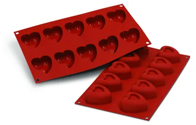 Produktbild von Silikon-Backform Herz Passion, 295x175x30