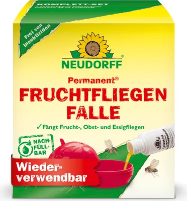 Produktbild von Neudorff Permanent FruchtfliegenFalle inkl. 1 Fläschchen Köderlösung