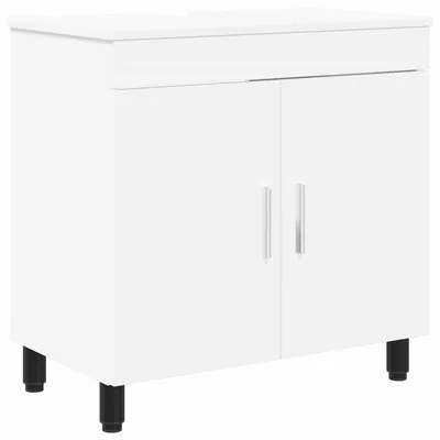 Zdjęcie produktu dla vidaXL Umywalka, biała, 60 x 35 x 60 cm, materiał drewnopochodny