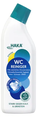 Produktbild von HAKA WC Reiniger Citrus-Duft mit Abperl-Effekt gegen Kalk & Schmutz 740ml