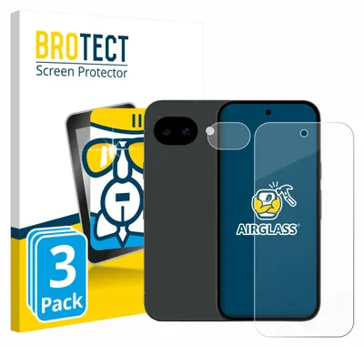 Produktbild von 3x BROTECT Schutzglas für Google Pixel 10a (Display+Kamera) Schutzfolie Panzer Folie Glas Display Schutz klar