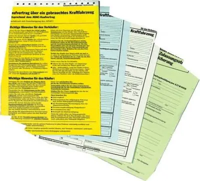 Produktbild von Herlitz 840447 Kaufvertrag für e Kfz, 1 Stück