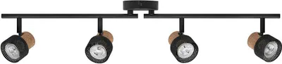 Produktbild von LEDVANCE LED-Deckenleuchte 4058075828742, 4 x GU10, 13,6W, 920lm, 2700K, schwarz