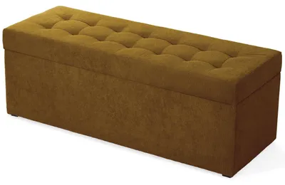 Produktbild von MG Design Polsterhocker Grün 45x120 cm - Stauraum 140L, bis 300 kg, stabil & pflegeleicht, für Wohnzimmer, Schlafzimmer & Flur