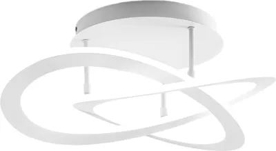 Obrázek produktu pro Moderní stropní LED svítidlo Yara 50W stmívatelné 3000K teplé světlo, bílý hliníkový prstenec 70x17cm, 2400lm, integrovaná LED IP20