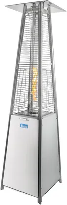 Produktbild von Activa Terrassenheizstrahler Cheops II Pyramide mit Duran Schott Glas, integrierter Piezozündung, Feuerspiel für 5 oder 11 kg Gasflaschen