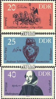 Produktbild von Briefmarken DDR 1964 Mi 1009-1011 (kompl.Ausgabe) gestempelt Berühmte Künstler