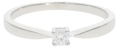 Produktbild von JuwelmaLux Ring 585 (14 Karat) Weißgold mit Brillant JL10-07-1383 54