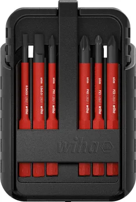 Produktbild von Wiha 43162, 35 mm, 112 mm, 213 g, 187 mm, 12 Stück(e), Pozidriv, PlusMinus, Phillips