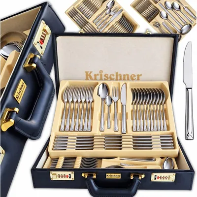 Produktbild von Krischner Besteckset 72-teilig poliert