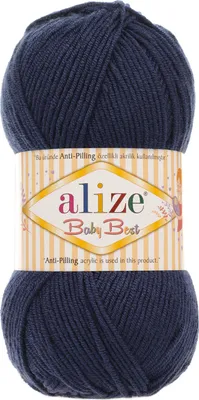 Produktbild von 100g Strickgarn ALIZE Baby Best uni Babywolle Wolle Antipilling, freie Farbwahl