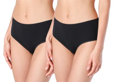 Immagine prodotto di Intimo da donna Bellivalini, slip in cotone, modello BLV50-194 (nero, taglia XS)