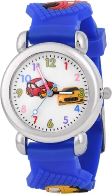 Produktbild von Analog, 3D Cartoon Lernuhr Quarzwerk, Silikon Uhrenarmband, 3 Jahre bis 11 Jahre, Armbanduhr Mädchen Junge Kinder
