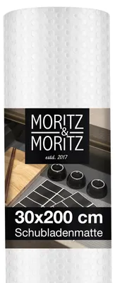 Obrázek produktu pro Průhledná podložka do zásuvek Moritz & Moritz, rozměry 30 x 200 cm, s nálepkami