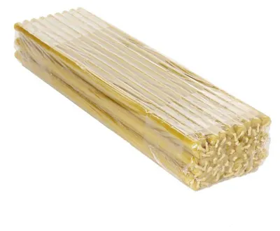 Bienenwachskerzen, 50 Stück, 30 cm, tropffrei, 970 g