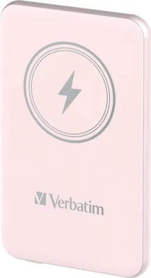 Immagine prodotto di Verbatim Powerbank induttivo `N` Go 15W5000Mah senza fili magnetico rosa/rosa 32243