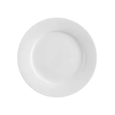 Obrázek produktu pro Bílý porcelánový dezertní talíř, vhodný do myčky a mikrovlnné trouby