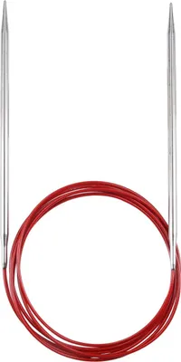 Image de Aiguille à tricoter circulaire RED LACE acier inoxydable 4.00 mm 150 cm