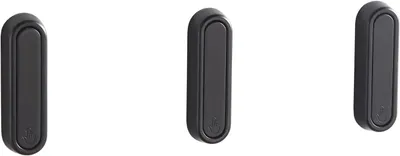 Produktbild von Bad-Haken Küchenhaken Set 3-teilig Ausziehbar Elegante Schwarze