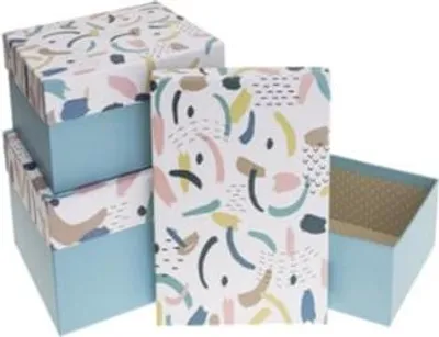 Produktbild von Set mit dekorativen Geschenkboxen 805_04036-32